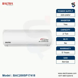 Baltra Ac ,2.0 Ton – Inverter Air Conditioner, BAC200SP17418