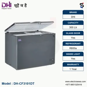 DHi CHEST FREEZER – HARDTOP – 300LTR (DH-CF3101DT)