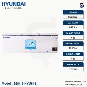 HYUNDAI Chest Freezer - 818 Ltr. Hard Top (BD818-HYU818)