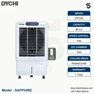 DYCHI AIR COOLER – 80 LTR SAPPHIRE