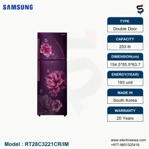 samsung 253 ltr double door refrigerator