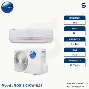 LLOYD AC – 1.5 Ton – Wall Mount – Inverter (GOS18I01OWHL01)