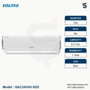 Buy Voltas 2 Ton Wall Mounted DC Inverter AC from online/ Electrosewa