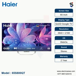 HAIER TV 65 Inch QLED Google Television (65S800QT)