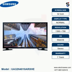 SAMSUNG TV-32 Inch Normal LED (UA32N4010ARXHE)