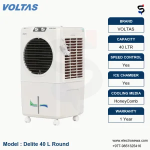 VOLTAS 40 LTR Desert Air Cooler(Delite 40 L Round)