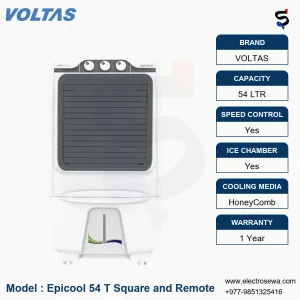 VOLTAS 54 LTR Desert Air Cooler (Epicool 54 T Square and Remote)