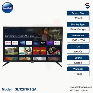 LLOYD TV – 32 Inch- Smart Google Certified (GL32H3R1QA)