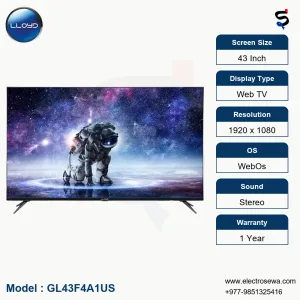 LLOYD TV – 43 Inch- Web OS (GL43F4A1US)