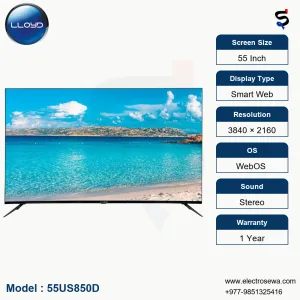LLOYD TV – 55 Inch- Smart Web OS (55US850D)