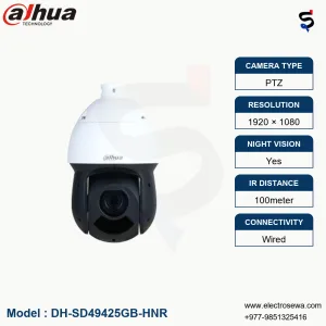 DAHUA-4MP 25x Starlight IR Network PTZ Camera (DH-SD49425GB-HNR)