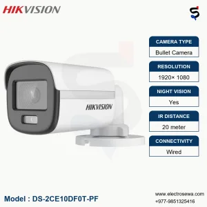 HIKVISION-2MP Color VU Bullet Camera (DS-2CE10DF0T-PF)