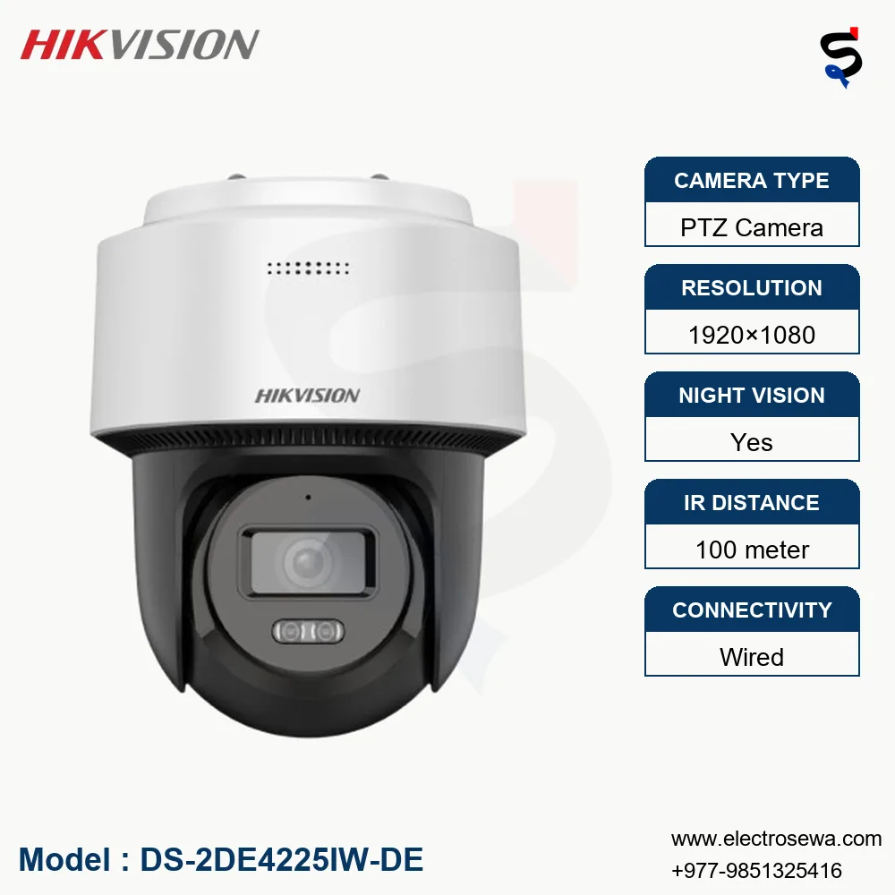 HIKVISION-2MP PTZ Network Camera (DS-2DE4225IW-DE)