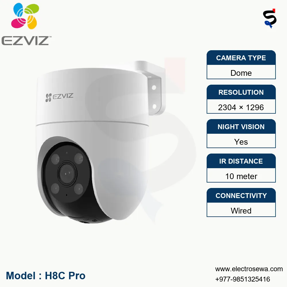 EZVIZ -3MP Smart Camera (H8C Pro)
