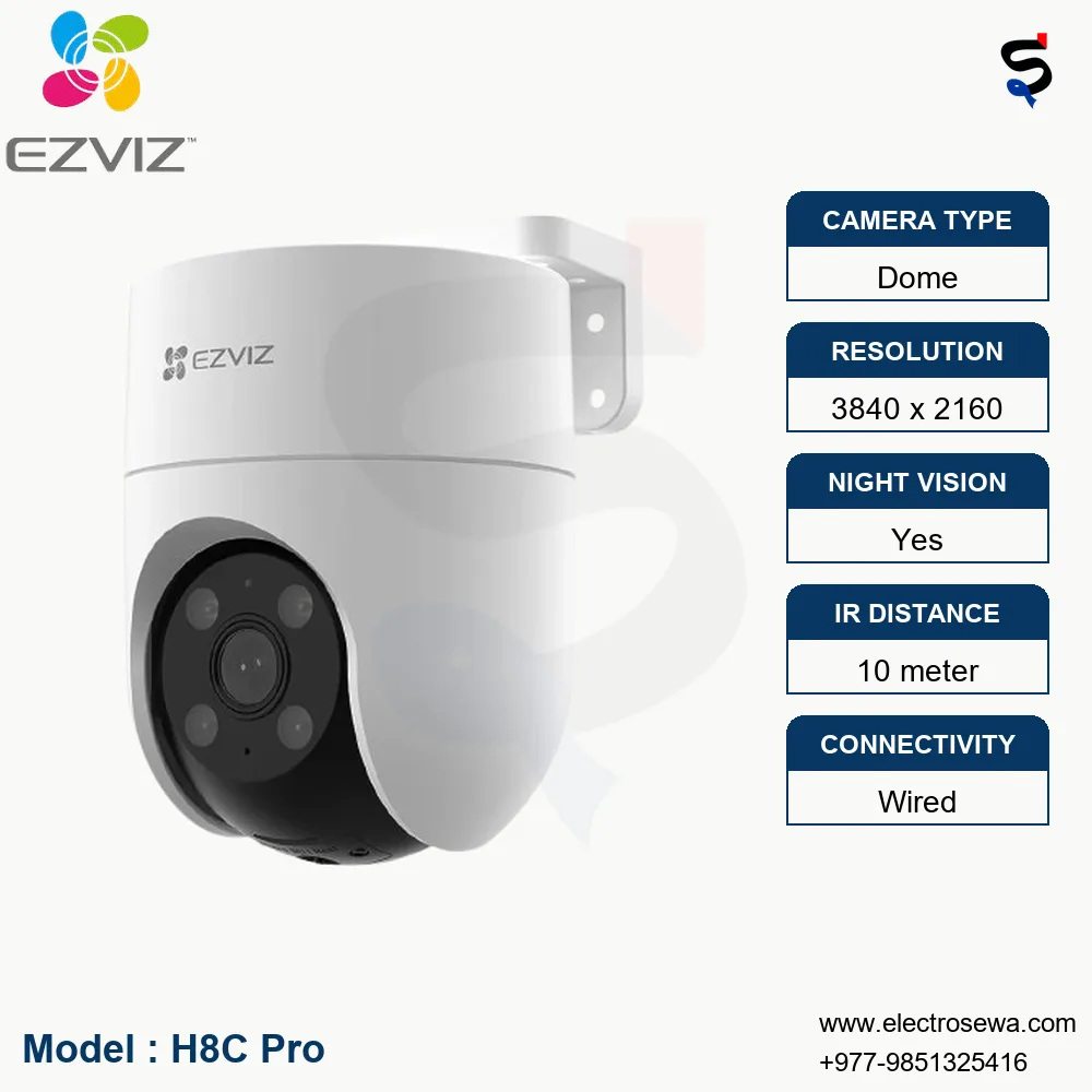 EZVIZ -8MP Smart Home Camera (H8C Pro)