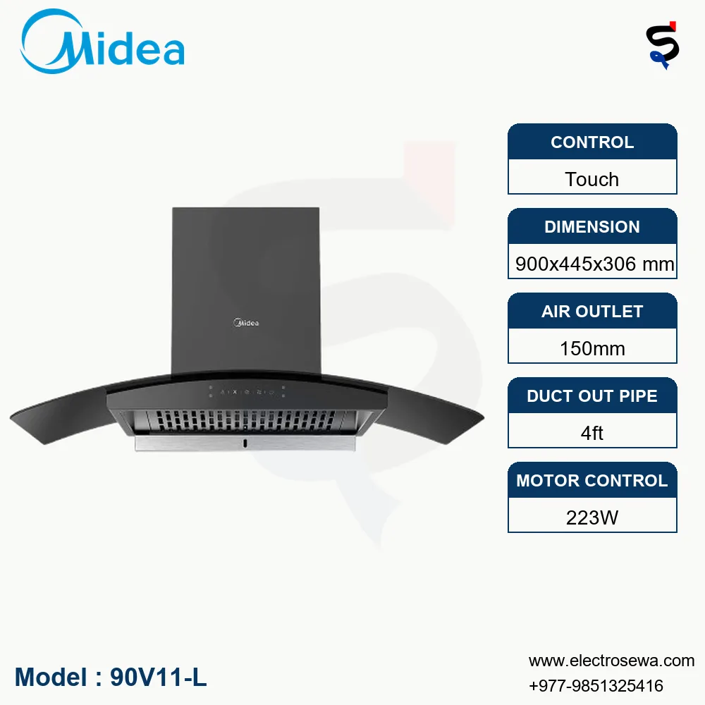MIDEA- ELECTRIC CHIMNEY (90V11-L)