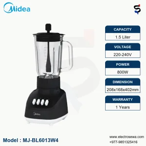 MIDEA MIXER GRINDER -1.5L (MJ-BL6013W4)