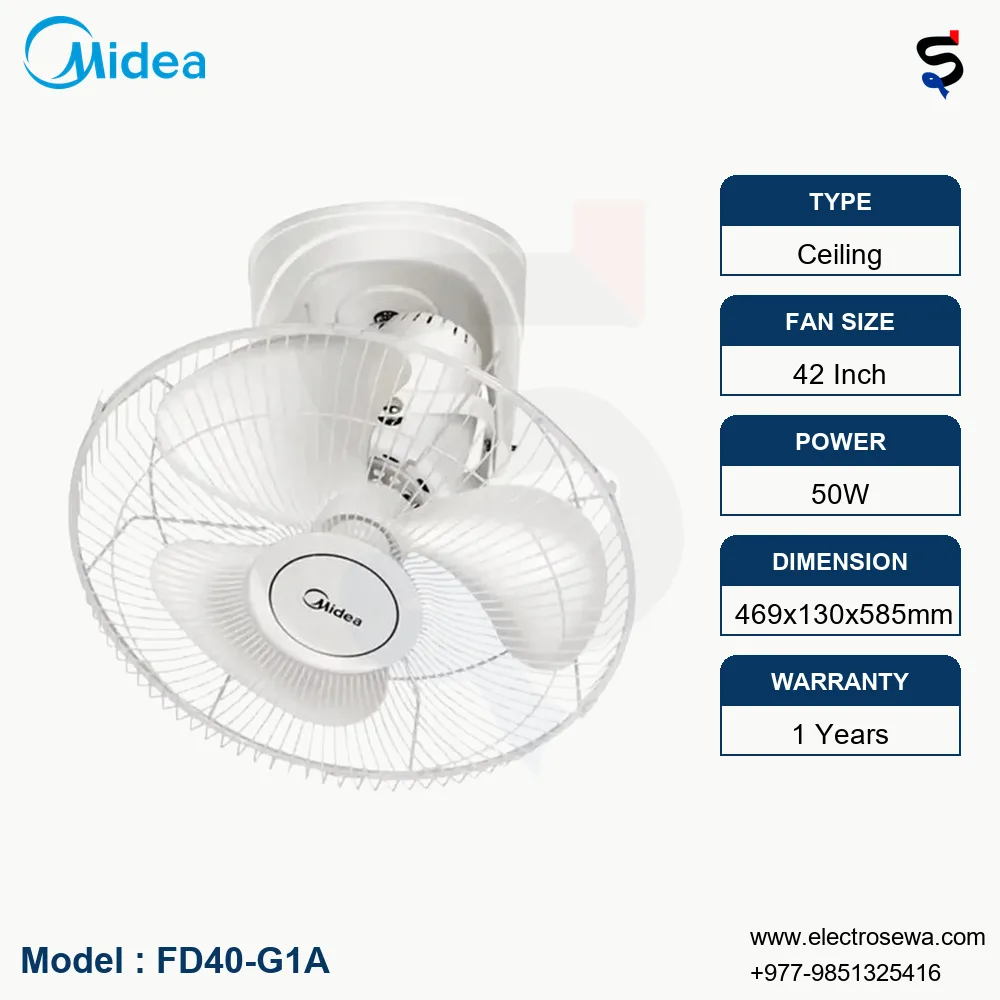 MIDEA -ORBIT CEILING FAN (FD40-G1A)