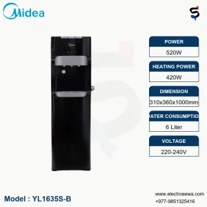 MIDEA TOP LOADING WATER DISPENSER - (YL1635S-B)